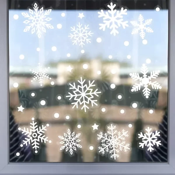 Luminous Snowflake Stickers for Christmas Decorations - Image 3