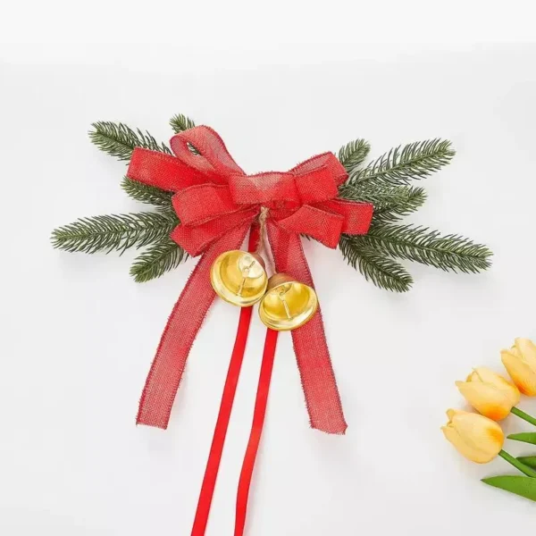 Christmas Chair Back Pine Needle Wreath Cover - Image 6