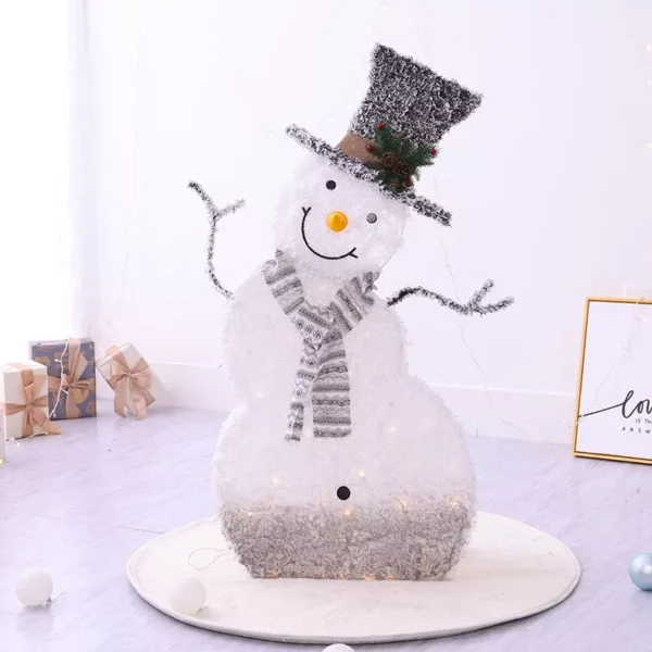 1.2M LED Luminous Christmas Snowman Decoration - Image 6
