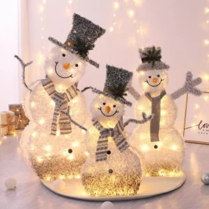 1.2M LED Luminous Christmas Snowman Decoration