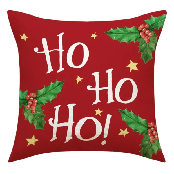 Festive 4-Pack Christmas Cushion Covers - Image 6