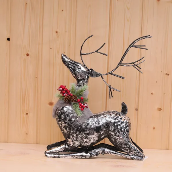 Vintage Iron Deer Figurine - Image 3