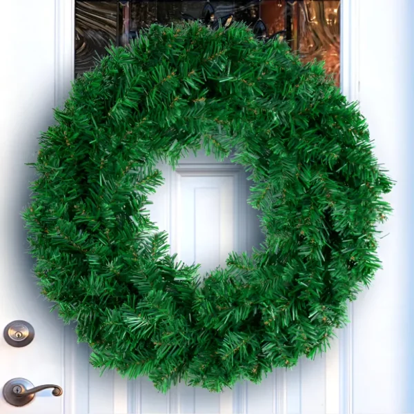 Festive Christmas Green Wreath - Image 5