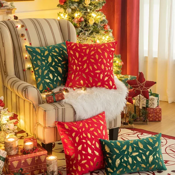 Feather Fur Cushion Cover - Image 3