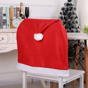 Festive Red Christmas Chair Covers