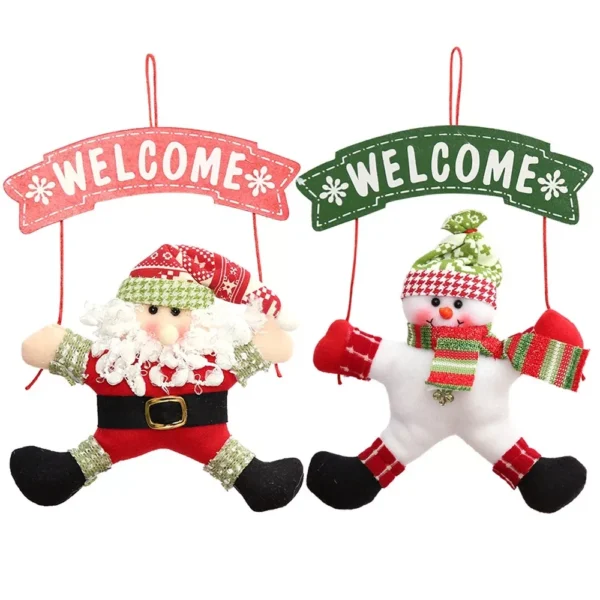 Merry Christmas Porch & Door Hanging Decor - Image 5