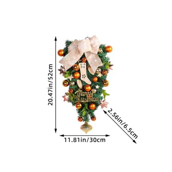 Elegant Gold Christmas Wreath - Image 6