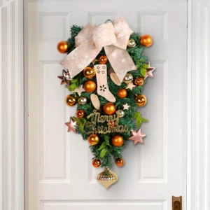 Elegant Gold Christmas Wreath