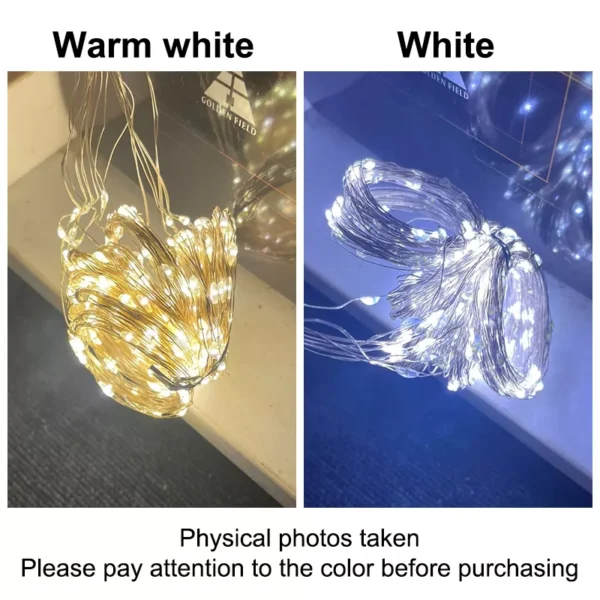 Christmas LED Curtain String Lights - Image 3