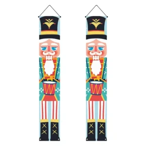 Christmas Nutcracker Door Couplet