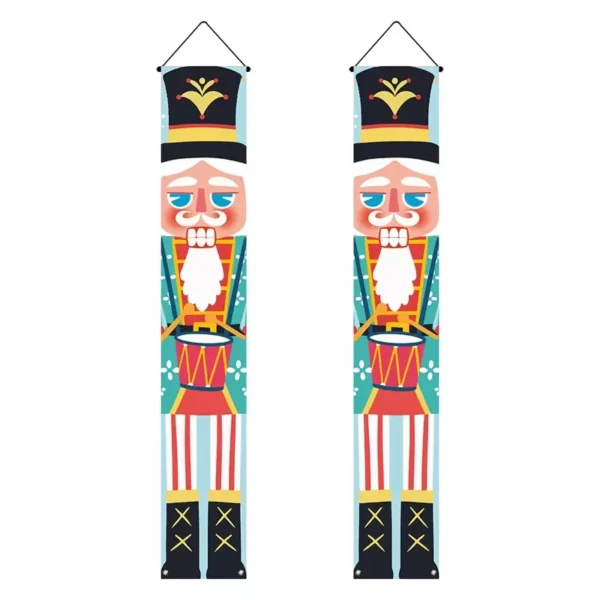 Christmas Nutcracker Door Couplet