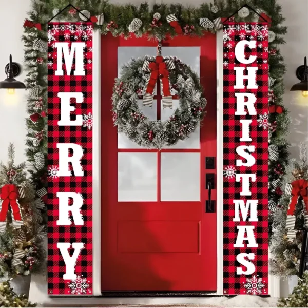 Christmas Snowflake Door Couplets - Image 4