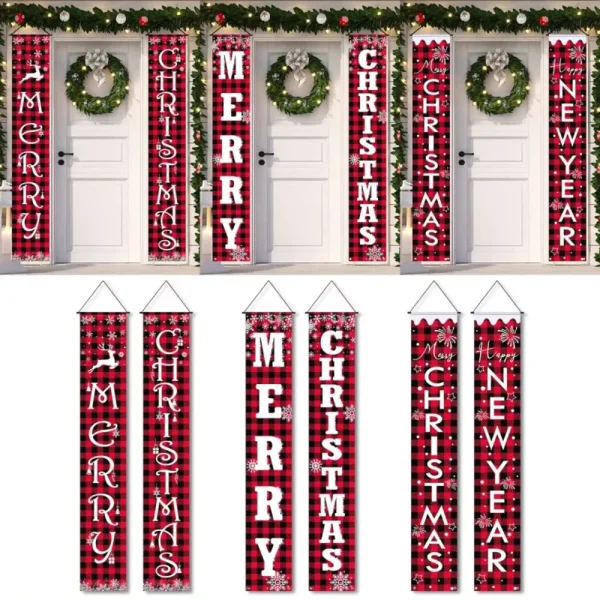 Christmas Snowflake Door Couplets - Image 2