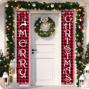 Christmas Snowflake Door Couplets