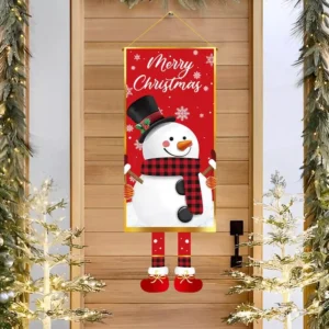 Christmas Santa Claus Hanging Flag Banner