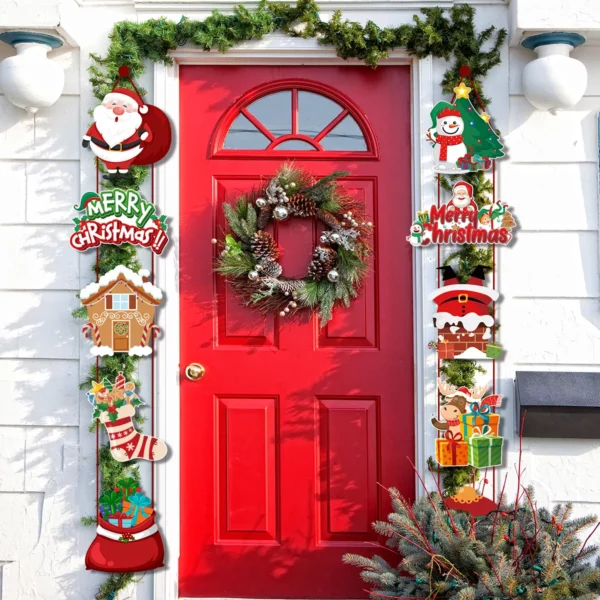 Merry Christmas Door Hanging Banner - Image 3