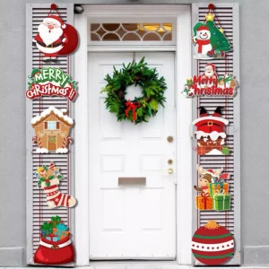 Merry Christmas Door Hanging Banner