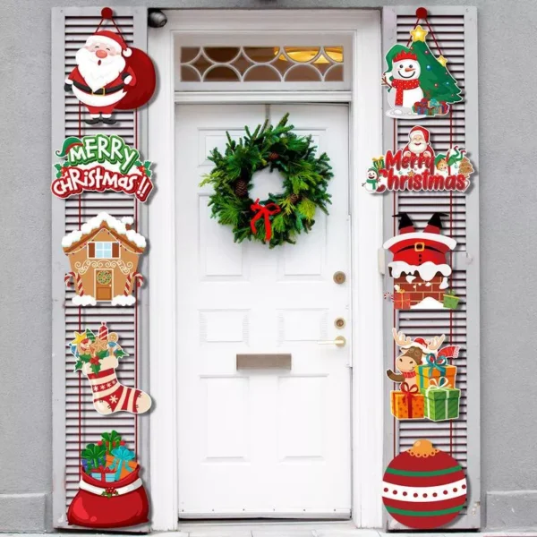Merry Christmas Door Hanging Banner