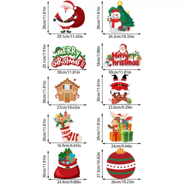 Merry Christmas Door Hanging Banner - Image 6