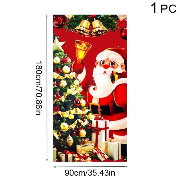 2024 Christmas Door Curtain Decorations - Image 6