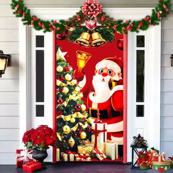2024 Christmas Door Curtain Decorations - Image 3