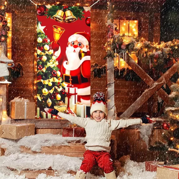 2024 Christmas Door Curtain Decorations - Image 4