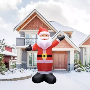 20' Lighted Inflatable Santa Claus - Giant Outdoor Commercial Christmas Decor