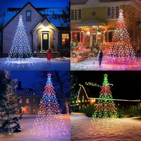 Outdoor Star Christmas Lights with Remote - Image 6