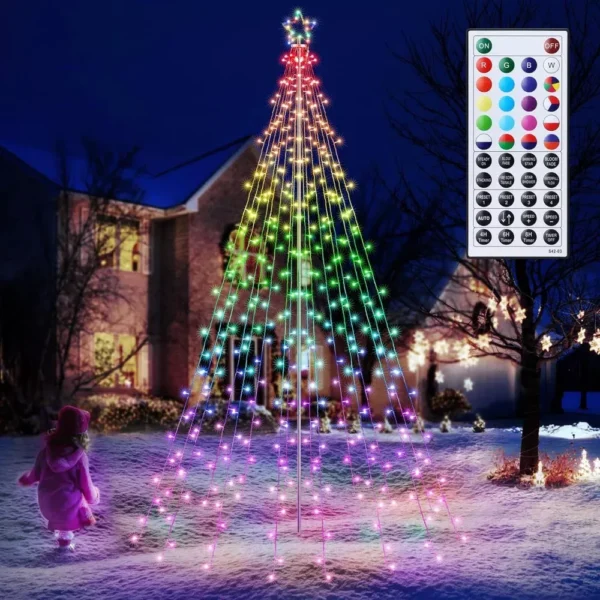 Outdoor Star Christmas Lights with Remote - Image 2