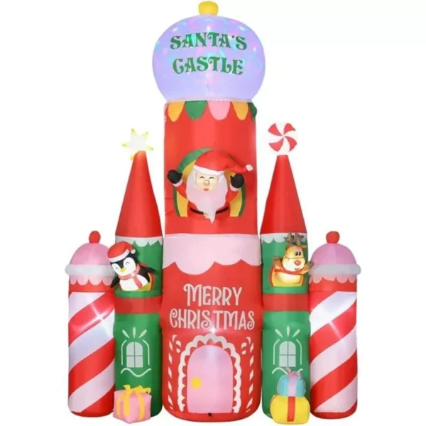 LED Santa Claus Inflatable Decoration