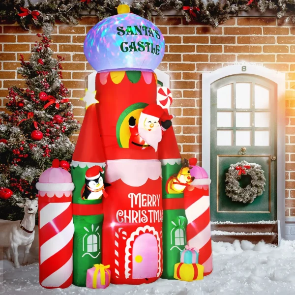LED Santa Claus Inflatable Decoration - Image 7