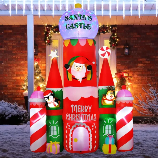 LED Santa Claus Inflatable Decoration - Image 2