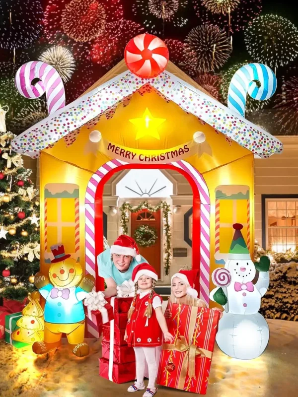 10FT Christmas Inflatable Arch - Image 2
