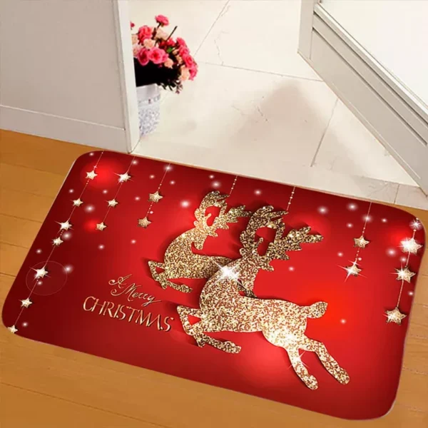 Festive Flannel Christmas Carpet - Image 4