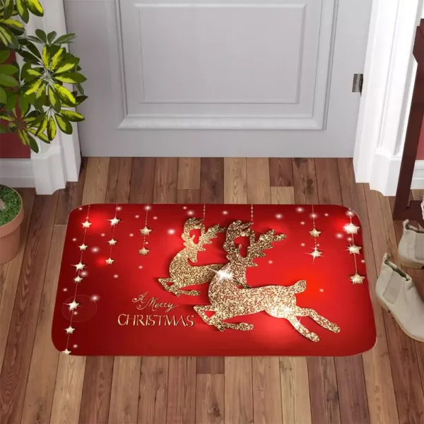 Festive Flannel Christmas Carpet - Image 2