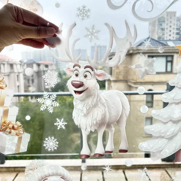 9-Piece Christmas Window Stickers Set - Image 5