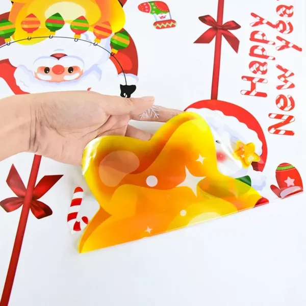 Festive Santa Claus Christmas Window Sticker - Image 7