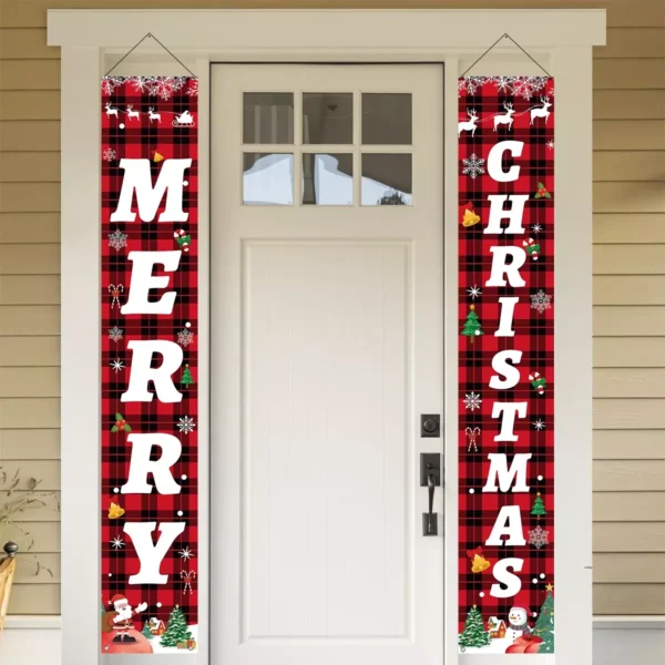Christmas Santa and Snowman Door Couplet - Image 4