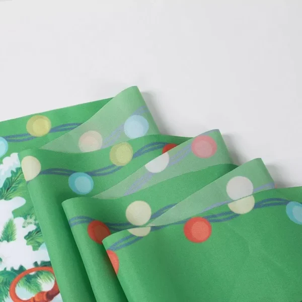 Festive Snowman & Santa Christmas Banner Backdrop - Image 5