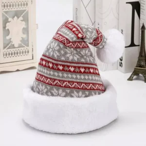 Festive Snowflake Elk Christmas Hat