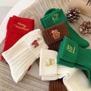 3 Pcs Women’s Christmas Cartoon Socks
