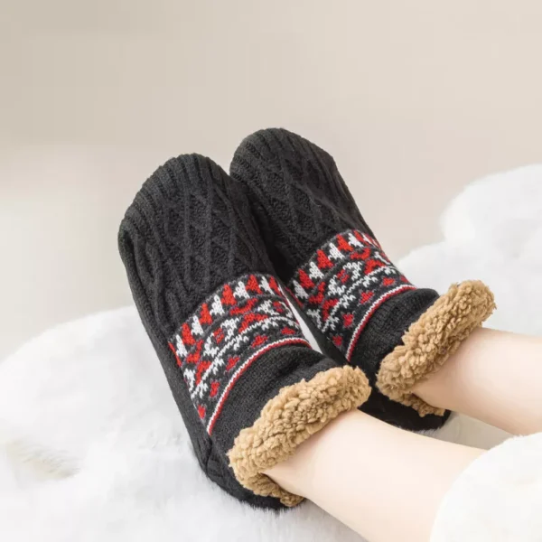 Non-slip Fleece Warm Sleeping Socks - Image 3