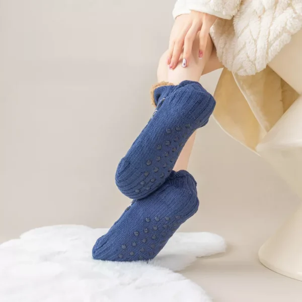 Non-slip Fleece Warm Sleeping Socks - Image 4