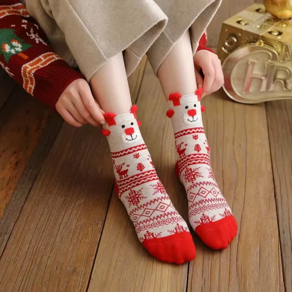 3 pairs of Women’s Christmas Socks - Image 4