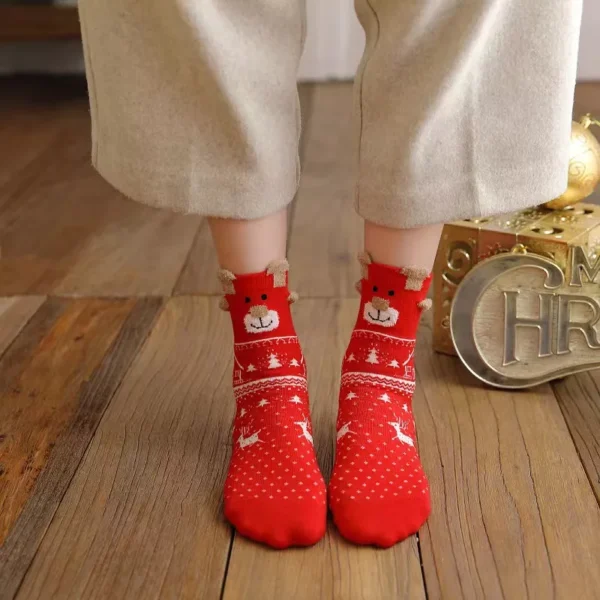 3 pairs of Women’s Christmas Socks - Image 3