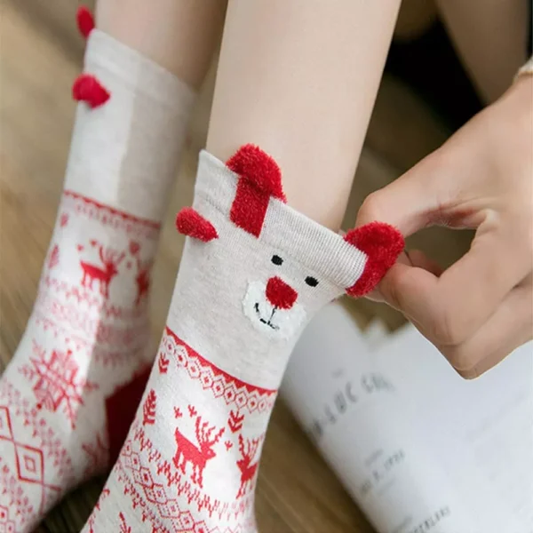 3 pairs of Women’s Christmas Socks - Image 5