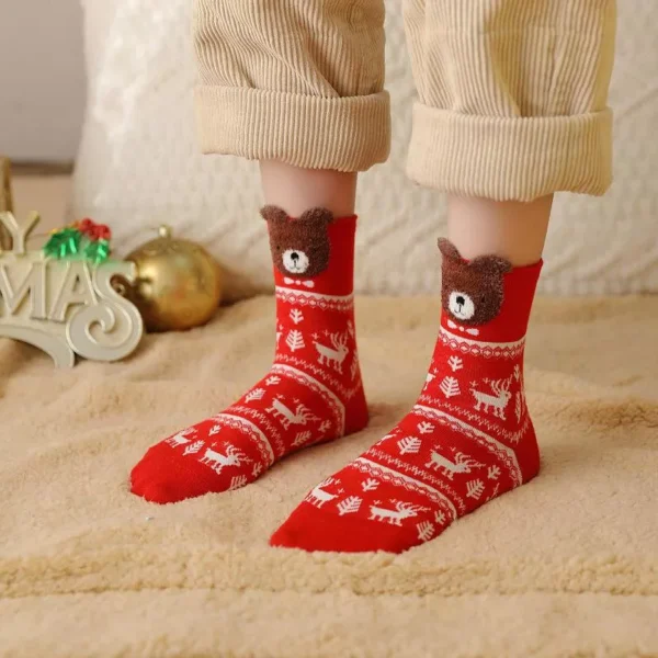 Cartoon Christmas Socks Ornaments - Image 5