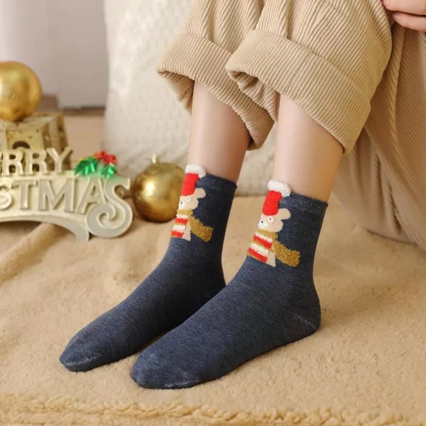 Cartoon Christmas Socks Ornaments - Image 4