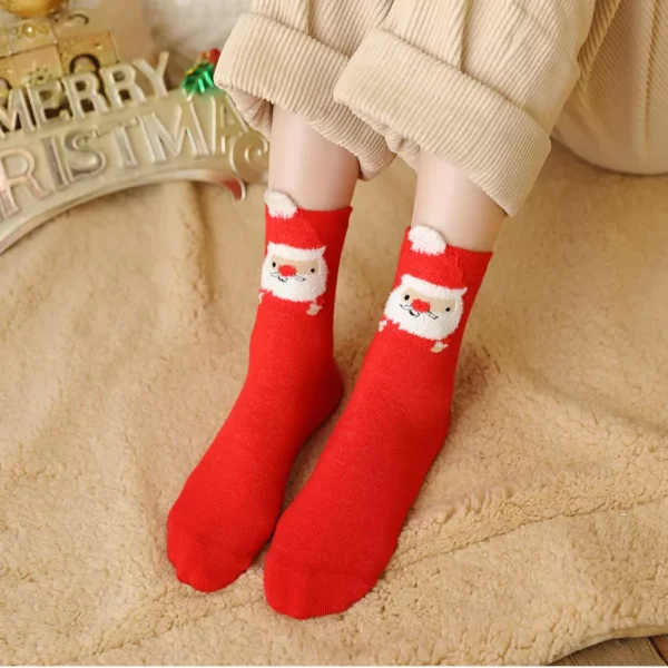 Cartoon Christmas Socks Ornaments - Image 6