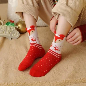Cartoon Christmas Socks Ornaments